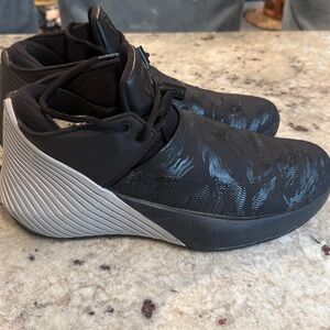 Air Jordan Why Not Zer0 1 Low Tb Black Metallic Silver AQ9682-001 size 11.5